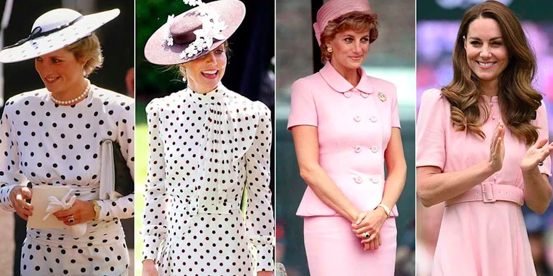 Putri Diana dan Kate Middleton