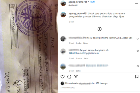 Viral, Unggahan Ambil Foto di Bromo Dikenakan Biaya Rp 1 Juta, KLHK Beri Penjelasan