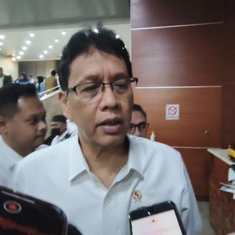 Menteri Keuangan Purbaya Yudhi Sadewa di DPR RI, Jakarta, Senin (25/5/2026)