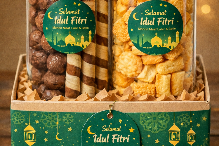 4 Ide Hampers Lebaran 2026 Low Budget, Mulai Rp50 Ribuan tapi Tetap Elegan: Hampers Snack Toples yang Estetik.