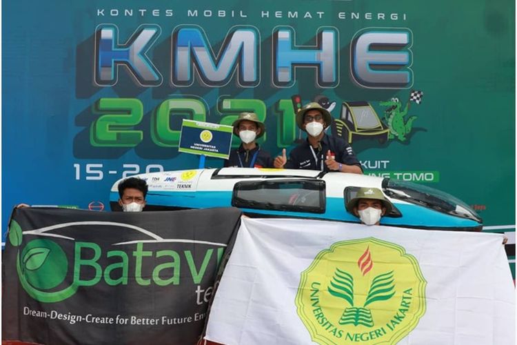 Universitas Negeri Jakarta melalui tim mobil hemat energi, Batavia Team, berhasil unjuk prestasi di ajang Kontes Mobil Hemat Energi atau KMHE 2021 yang dilaksanakan Pusat Prestasi Nasional (Pusprenas) Kemendikbud Ristek.