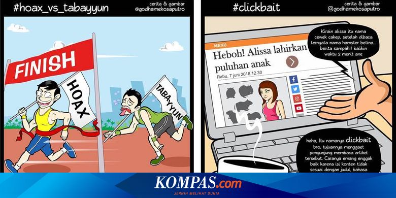 komik untuk edukasi lawan hoaks