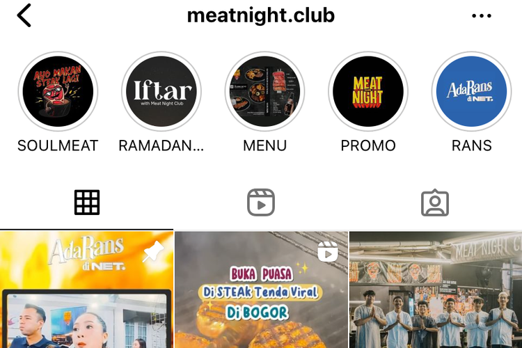 Instagram Meat Night Club
