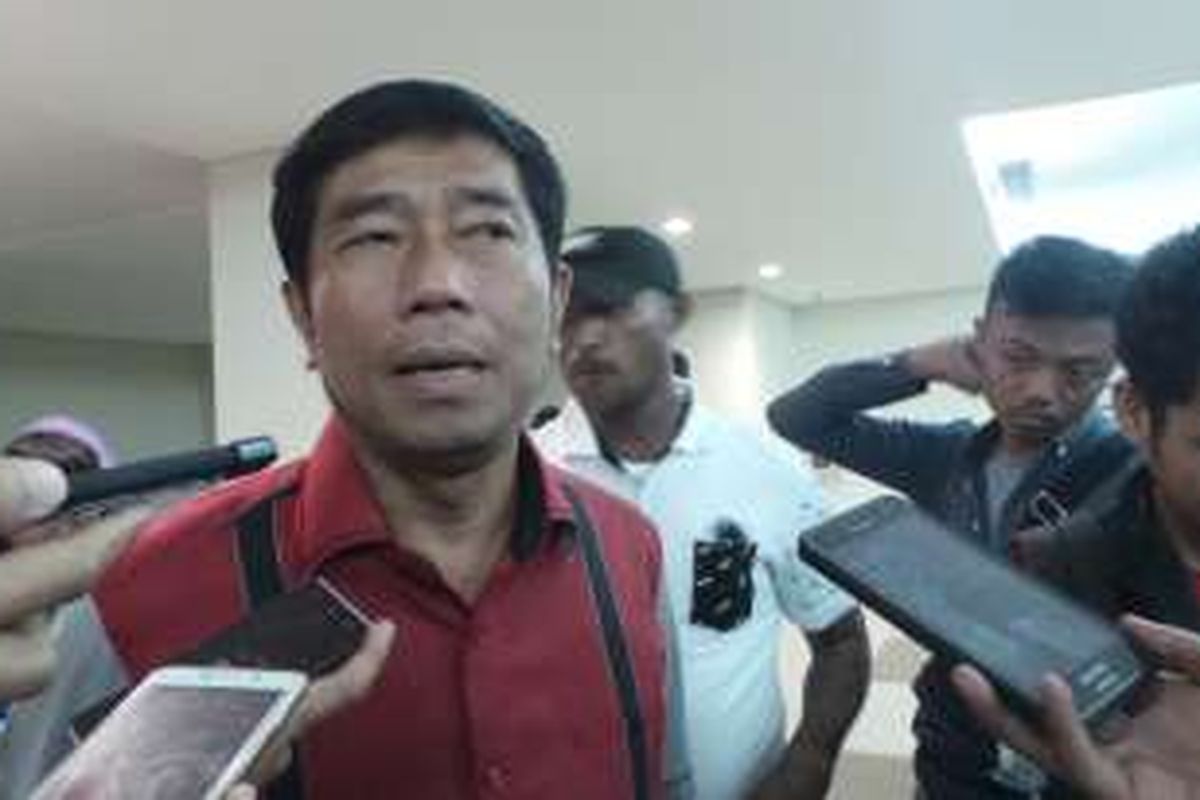 Wakil Ketua DPRD DKI Jakarta Abraham Lunggana alias Lulung saat ditemui di Universitas Negeri Jakarta (UNJ), Rawamangun, Jakarta Timur, Kamis (14/4/2016).