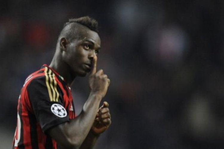 Mario Balotelli saat masih berseragam AC Milan