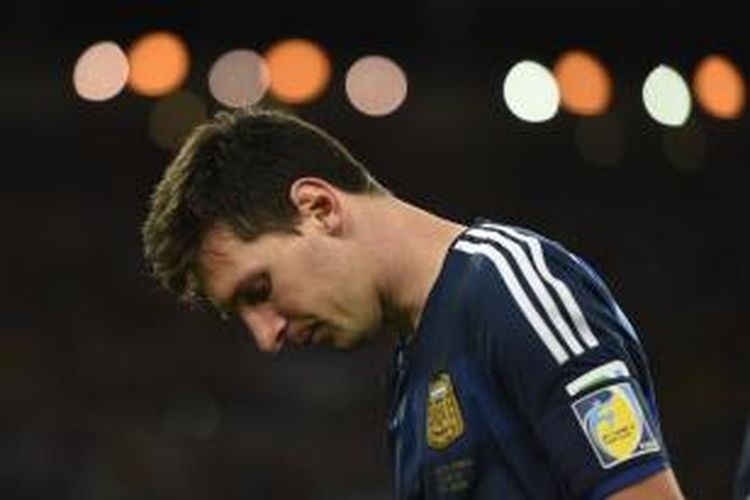 Kapten Argentina, Lionel Messi. 