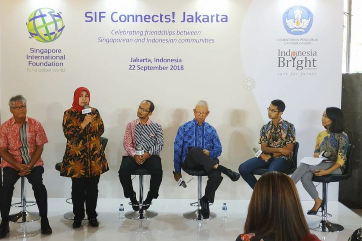 Seminar pendidikan dalam ajang SIF Connects Jakarta (22/9/2018)