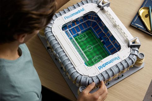 Kemegahan Stadion Santiago Bernabeu dalam Ukuran Mini dari Lego