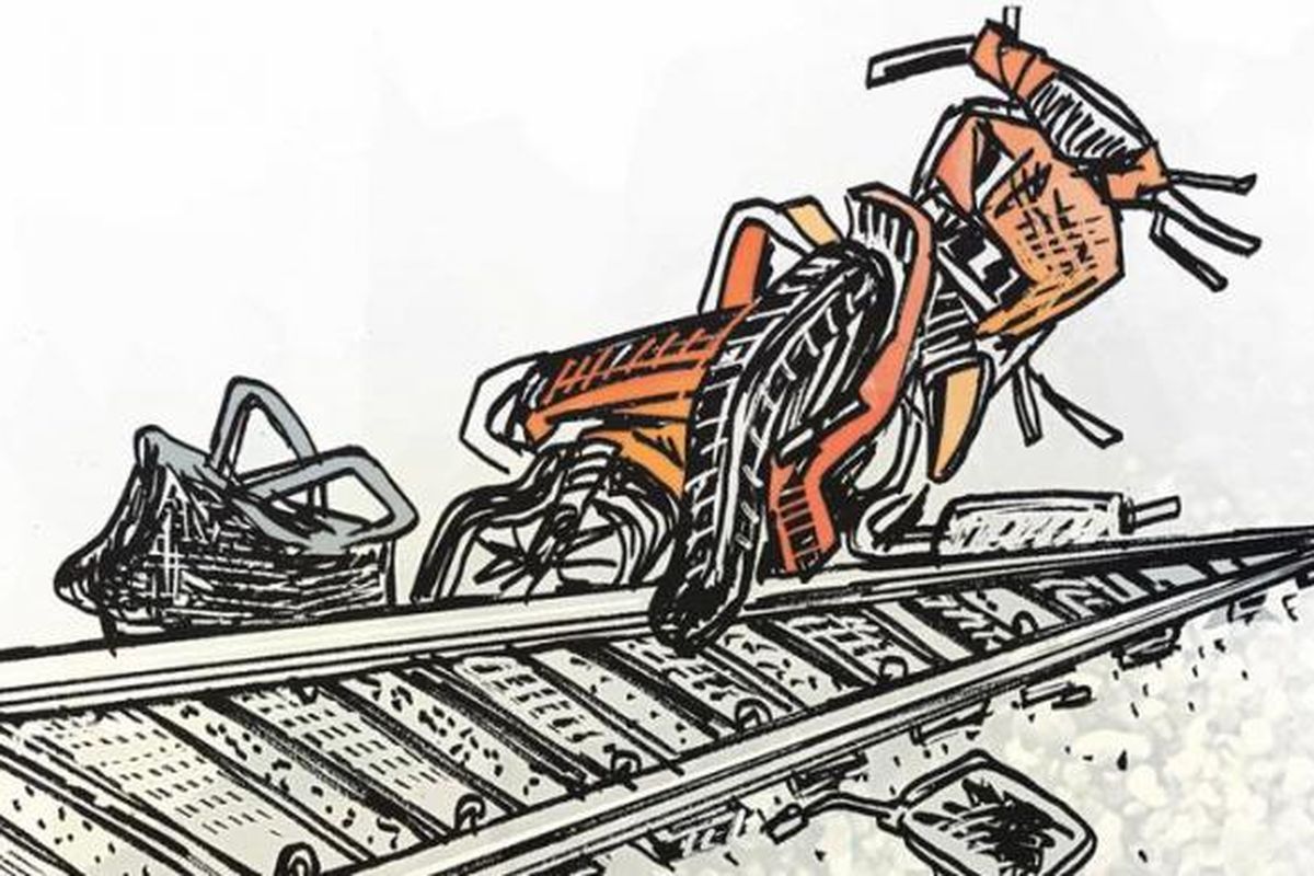 Ilustrasi: Kecelakaan di Pelintasan Kereta 