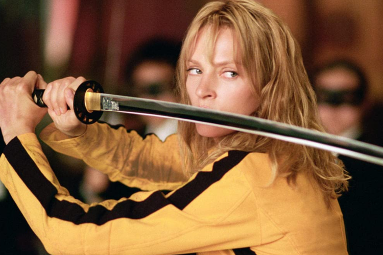 Uma Thurman dalam Kill Bill: Vol.1. 