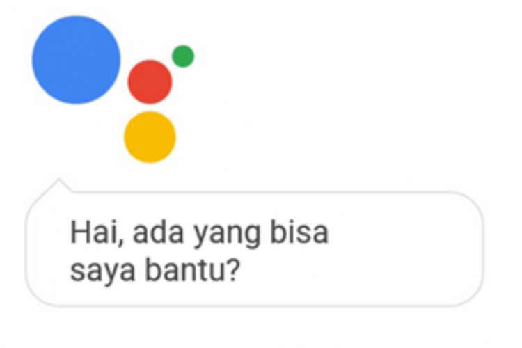 Google Assistant dalam Bahasa Indonesia.