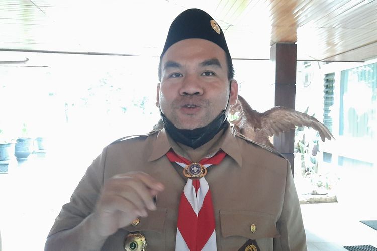 Bupati Blora, Arief Rohman saat ditemui wartawan di Rumah Dinasnya, Kamis (27/1/2022)