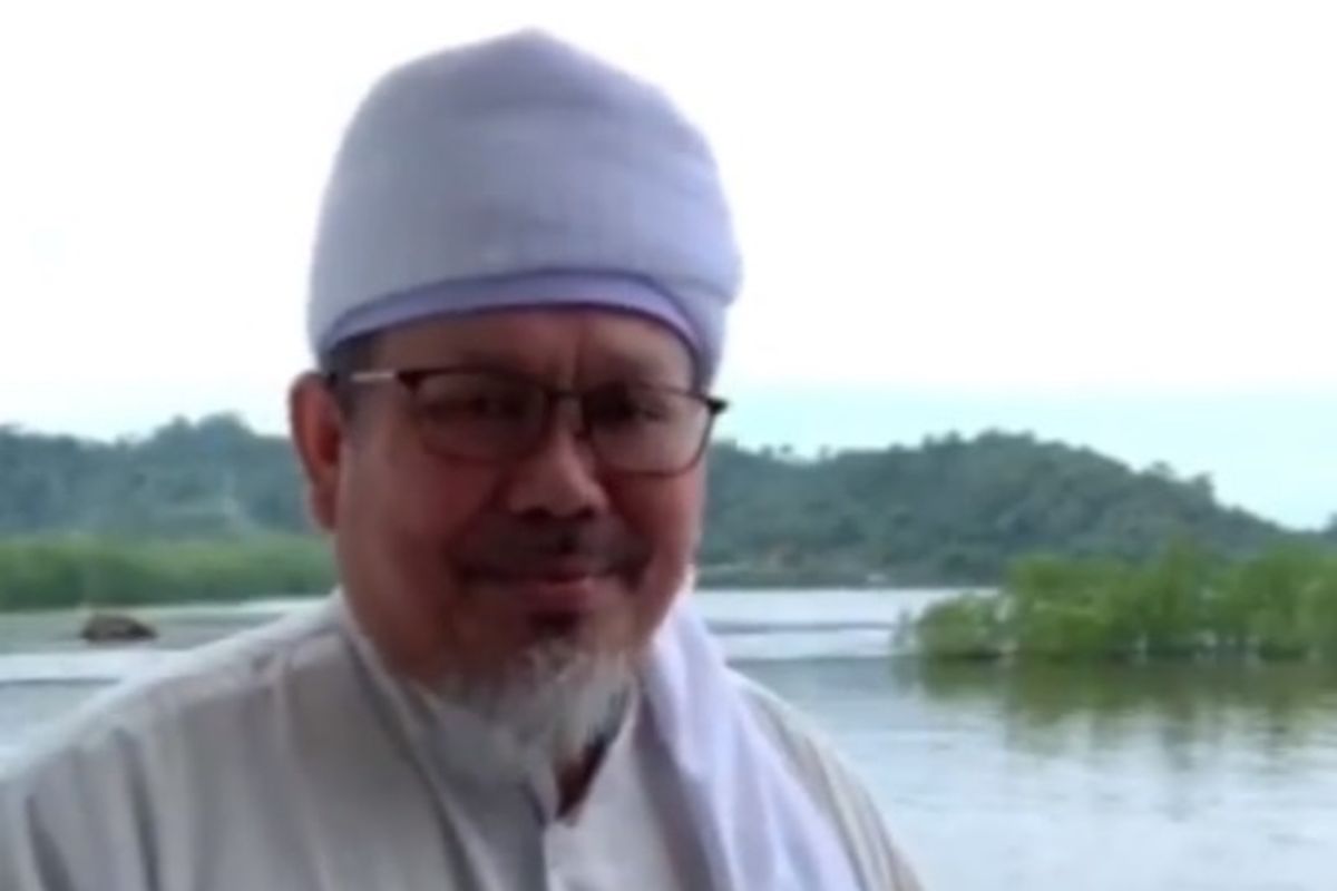 Ustaz Tengku Zulkarnain terpapar Covid-19 di Kota Pekanbaru, Riau.