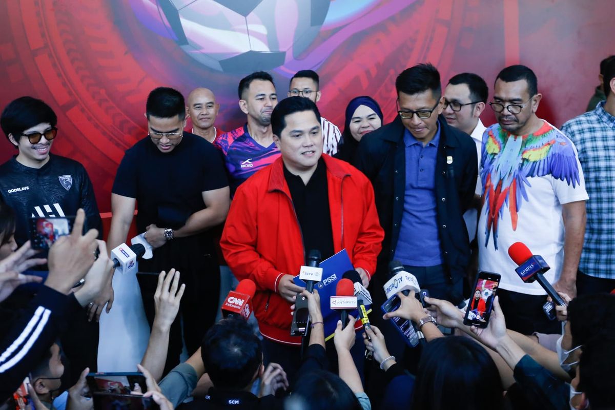 Calonkan Diri Jadi Ketua PSSI, Erick Thohir: Siapapun Yang Buat Sepak ...