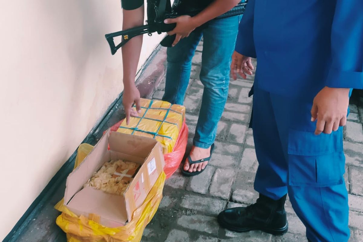 Penggagalan pengiriman detonator. (Dokumen ditpolairud)