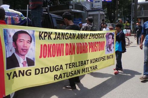 Demo di KPK Meminta Jokowi dan Pristono Tak Dianakemaskan