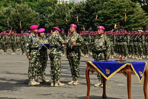 KSAL Pimpin Sertijab Dankormar, Mayjen Endi Supardi Jadi Orang Nomor Satu Korps Marinir