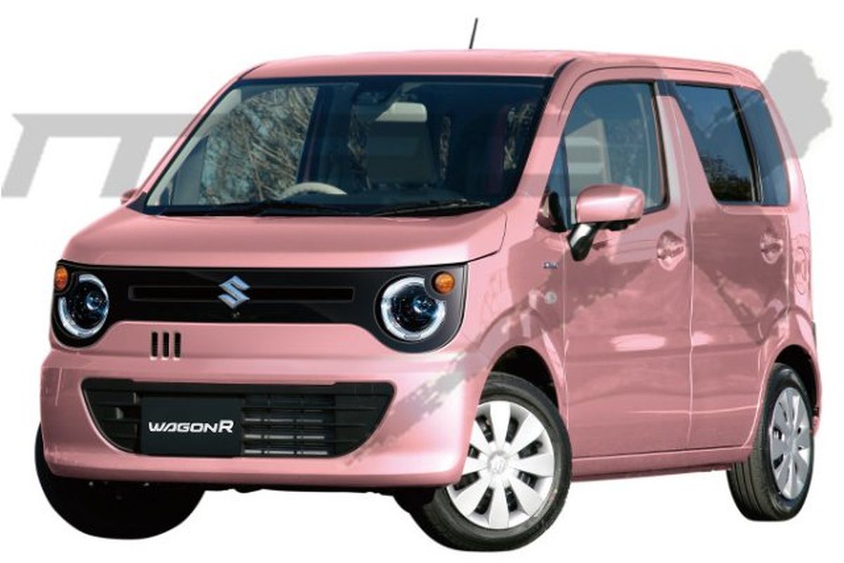 Ilustrasi rendering Suzuki Wagon R Smile