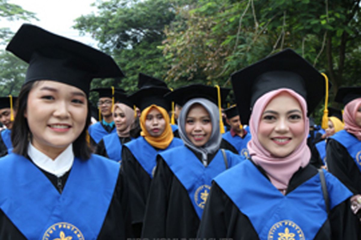 Institut Pertanian Bogor (IPB) kembali menggelar upacara wisuda, (16/1/2019) di Graha Widya Wisuda, Kampus IPB Dramaga, Bogor.