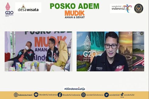 Tinjau Posko Adem di Bandung dan Solo, Menparekraf Apresiasi Enesis Group