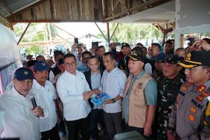 Tiga Menteri Temui Korban Banjir di Aceh Utara, Janji Perbaiki Tambak 10.000 Hektar