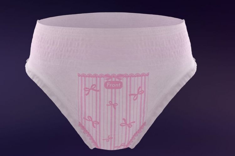 Softex celana menstruasi yang baru diluncurkan.