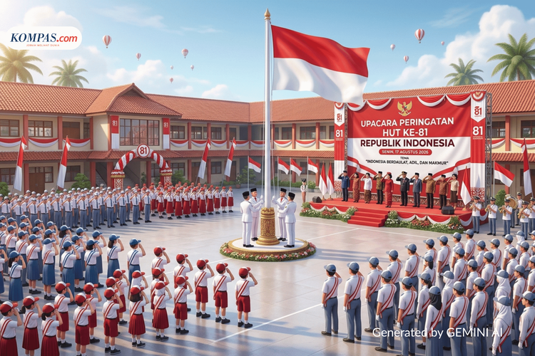 Susunan Upacara Kemerdekaan RI ke-81 17 Agustus 2026 dan Contoh Doanya