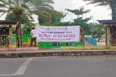 Cegah Kerumunan, Taman Gajah Bandar Lampung Ditutup Sementara