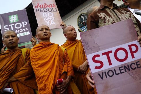 Umat Buddha se-Jabar Kecam Kekerasan pada Muslim Rohingya