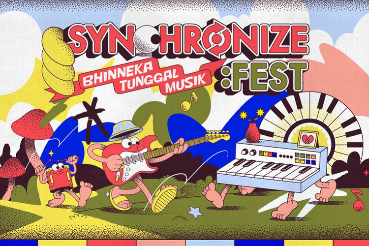 Poster dari konser Synchronize Fest