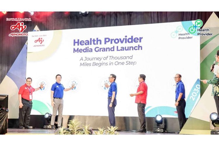 PT Ajinomoto Indonesia meluncurkan inisiatif Health Provider, pada Rabu (1/11/2023).