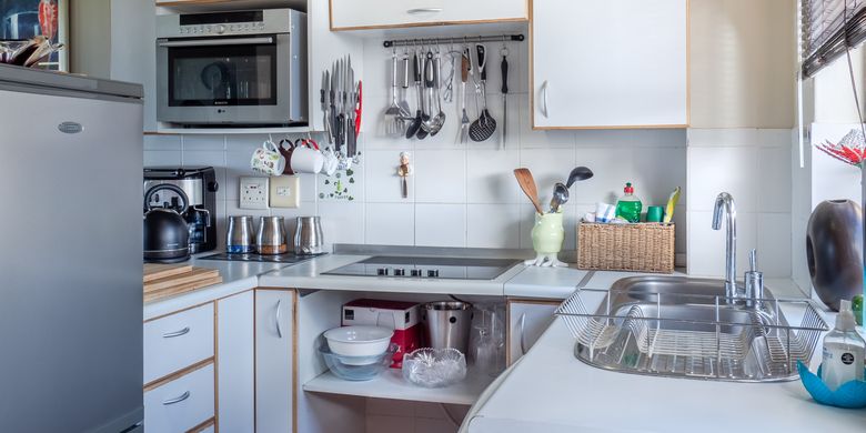 4 Trik Desain agar Dapur Sempit Tampak Luas