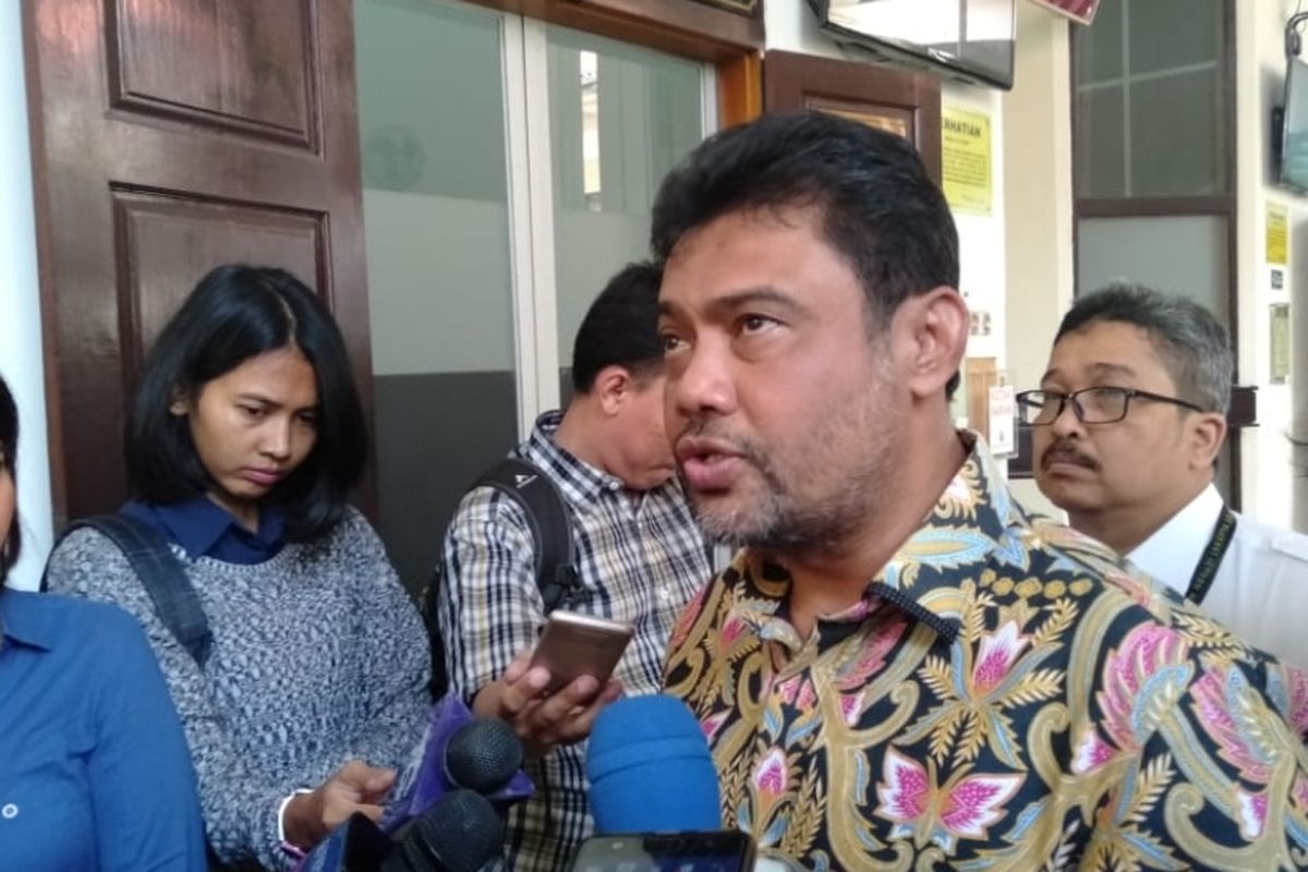 Said Iqbal menjadi saksi dalam sidang Ratna Sarumpaet di Pengadilan Negeri Jakarta Selatan, Selasa (9/4/2019)