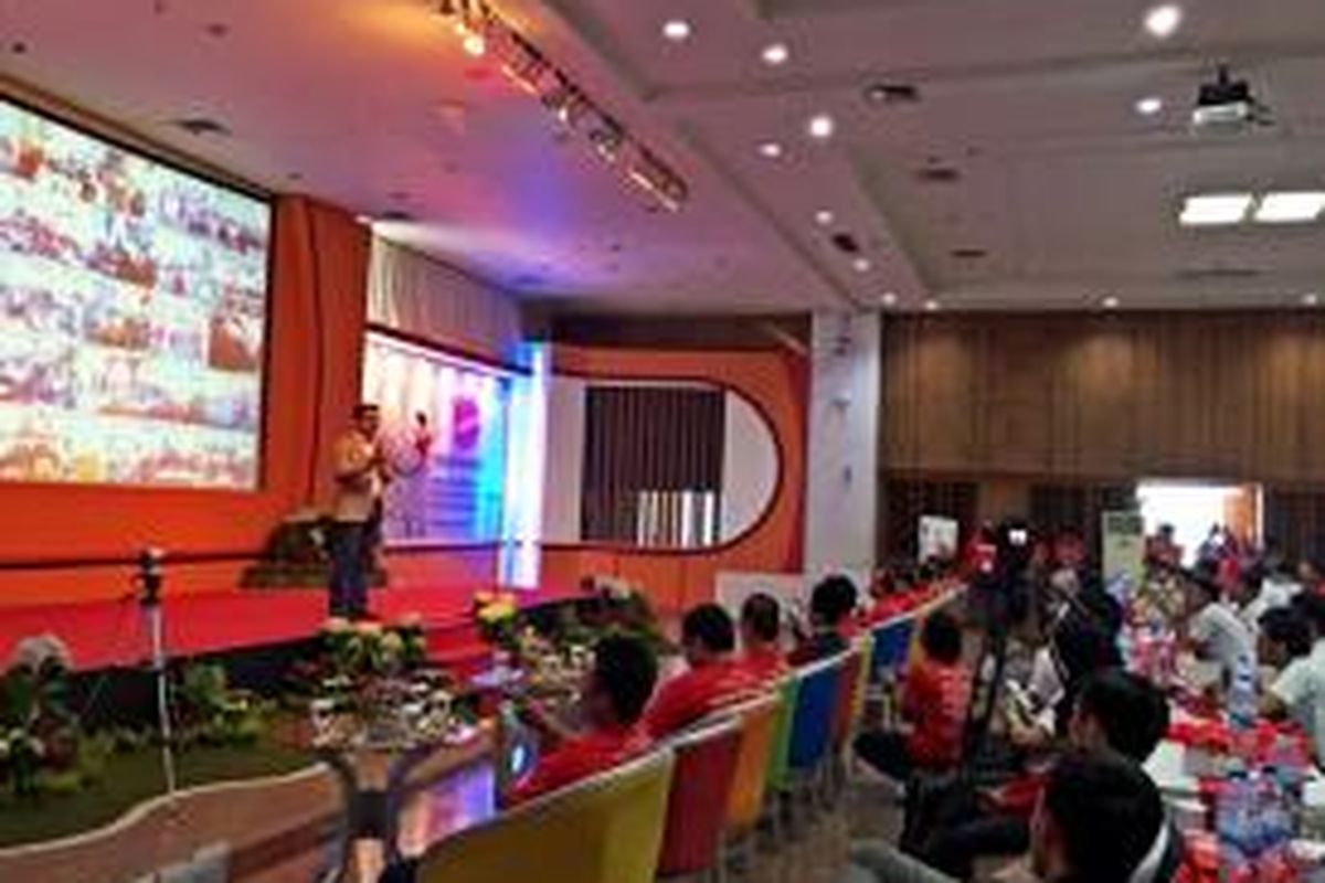 Pembukaaan Hackathon Merdeka 2.0 di Bandung, Sabtu (24/10/2015).