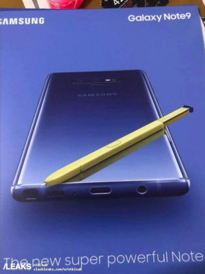 Bocoran poster promosi Samsung Galaxy Note 9 