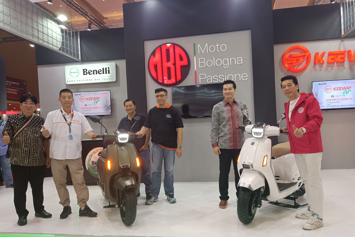 Peluncuran merek MBP di Indonesia oleh Benelli Motor Indonesia di IIMS 2023