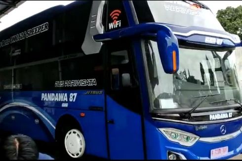  PPKM Darurat, Line Perdana Bus AKAP Pandawa 87 Ditunda