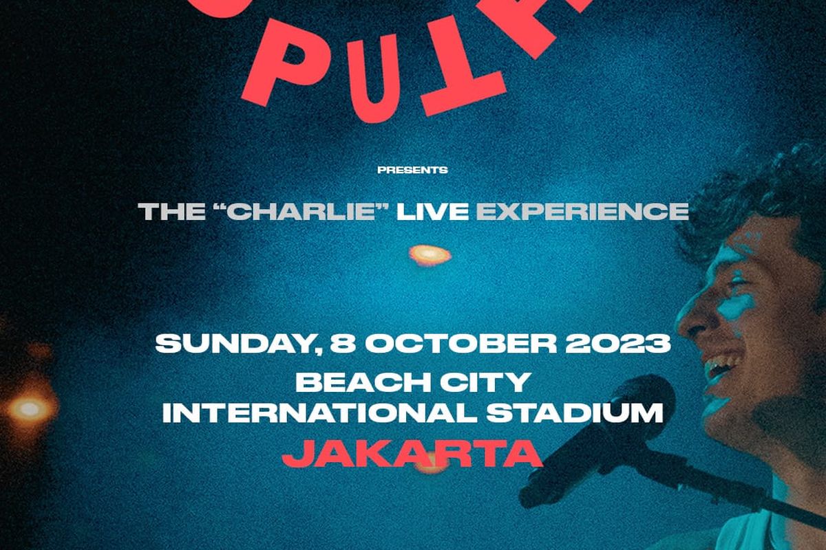 Konser Charlie Puth bertajuk The Charlie Live Experience yang akan digelar 8 Oktober 2023