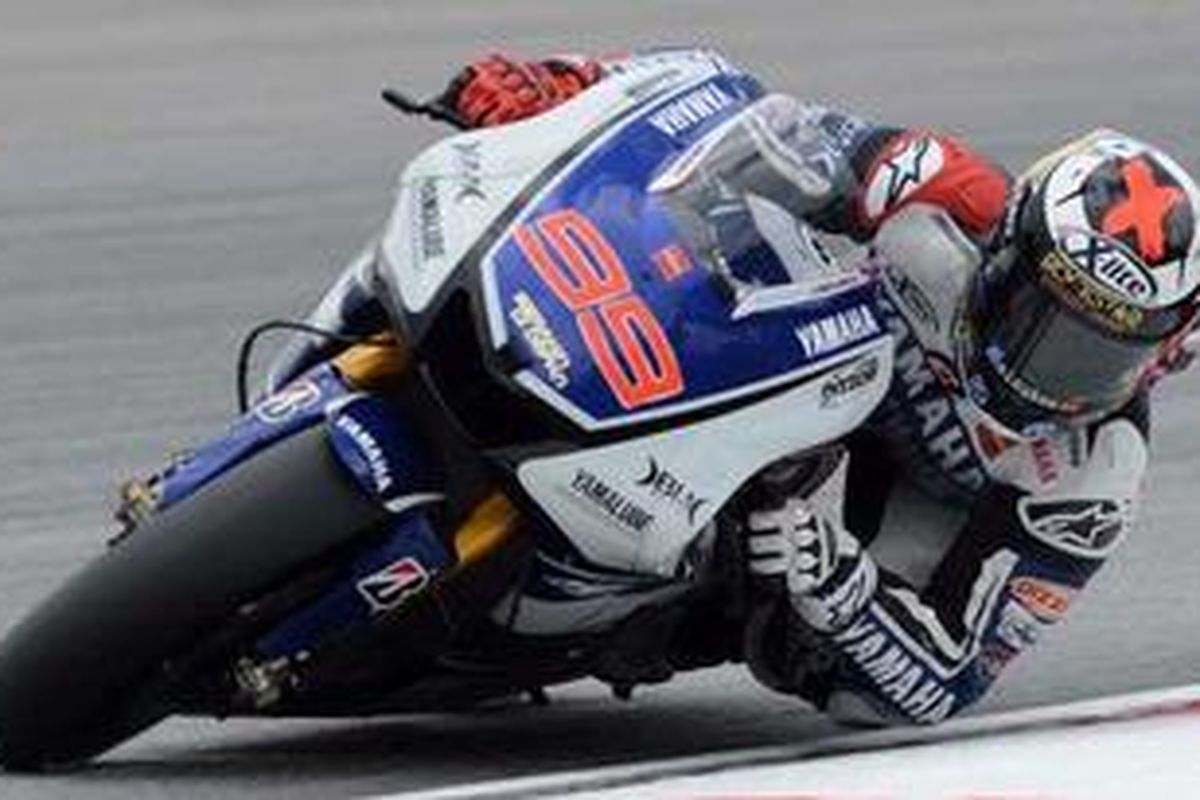 Pebalap Yamaha, Jorge Lorenzo.