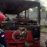 Bus Berlogo PDI Perjuangan Milik Mantan Wali Kota Blitar Terbakar