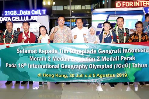 Keren, Tim Olimpiade Geografi Indonesia Raih Juara Umum Dunia!