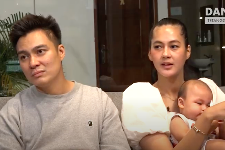Pasangan Baim Wong dan Paula Verhoeven saat menjadi bintang tamu di kanal YouTube Daniel Mananta Network