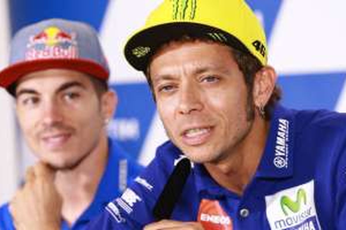 Valentino Rossi dan Maverick Vinales.