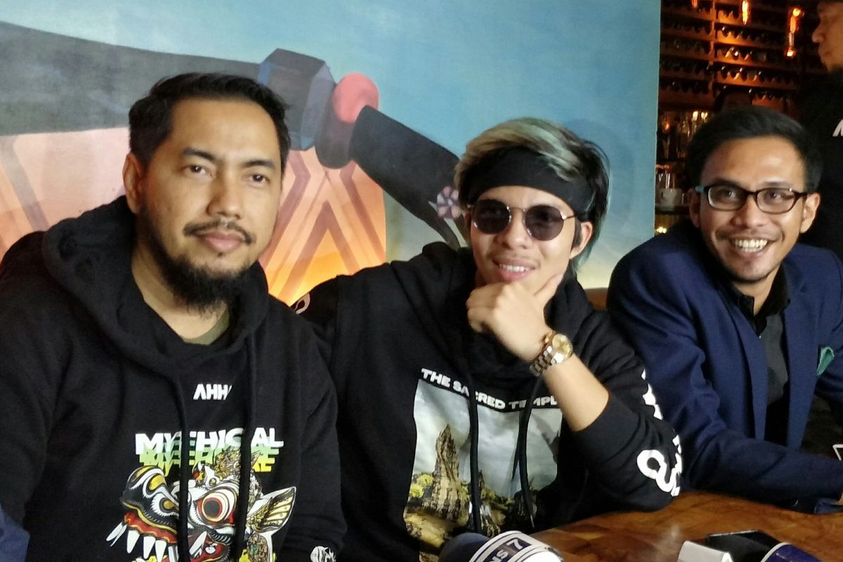 YouTuber Atta Halilintar saat menggelar jumpa pers di Senayan City, Senayan, Jakarta Pusat, Kamis (26/9/2019).