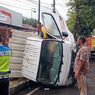 Rem Blong, Truk Muatan Mie Instan di Lumajang Terguling 