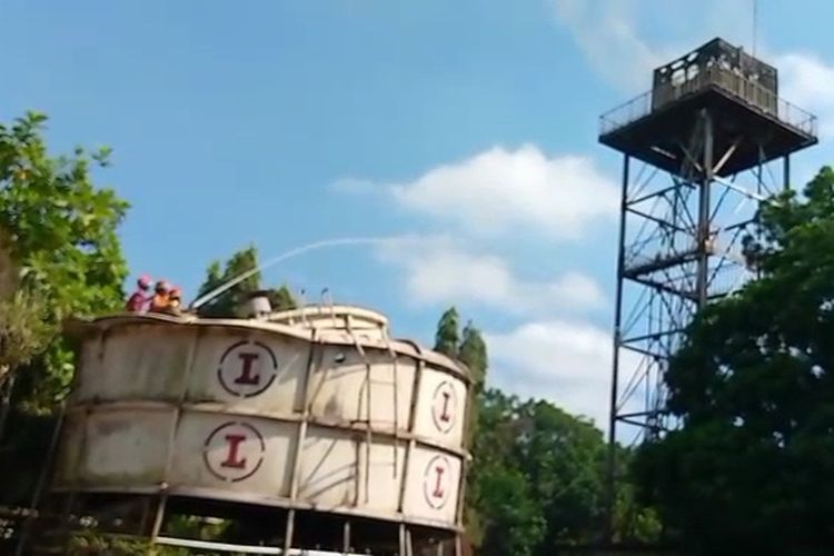 Tower Eks Pabrik Pemintalan Cilacap Terbakar, Apa Pemicunya?