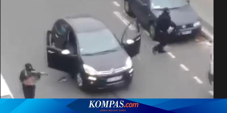Video Penembakan Kantor Majalah Charlie Hebdo Di Paris