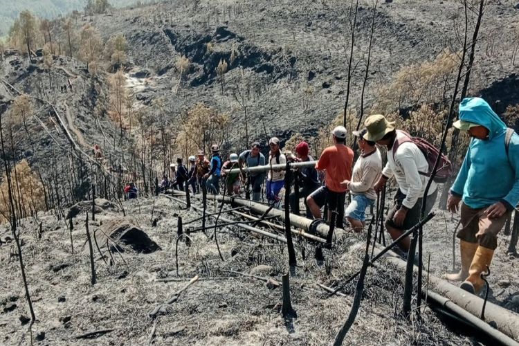 Pemkab Pasuruan Akan Perbaiki Pipa Air Bersih yang Rusak akibat Karhutla, Anggaran Rp 1 Miliar