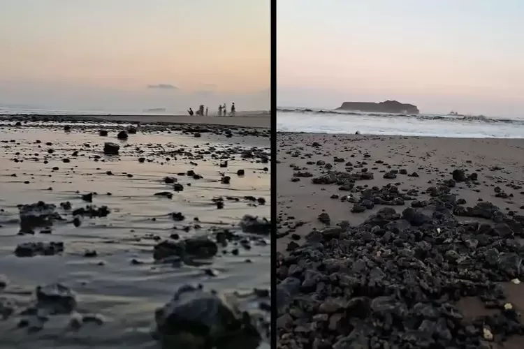 Pantai Pangandaran Tercemar Batu Bara, Nelayan Desak Operator Tugboat Tanggung Jawab