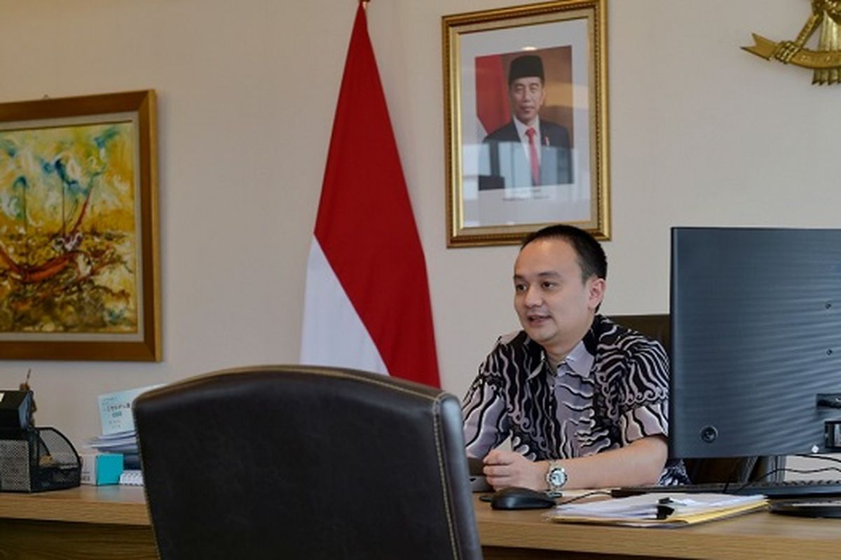 Wamendag Jerry Sambuaga, saat memberi sambutan pada webinar Inovasi Pangan Nasional yang diadakan Accelerice Indonesia, Senin (24/8/2020). 